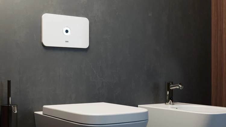 immagine apertura WC elettronici scarico a cassetta